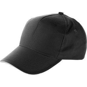 5 paneles baseballsapka, fekete