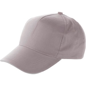 5 paneles baseballsapka, sz�rke