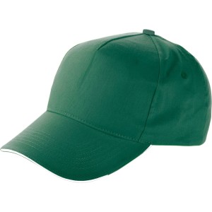 5 paneles baseballsapka, z�ld