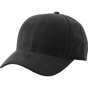 6 paneles vel�r sapka, fekete