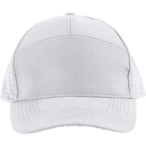 7 paneles poli�szter baseballsapka, feh�r