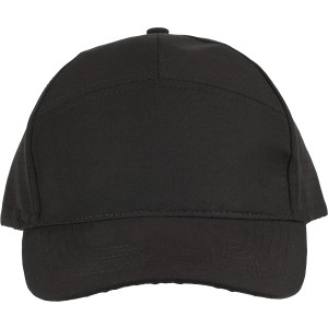 7 paneles poli�szter baseballsapka, fekete