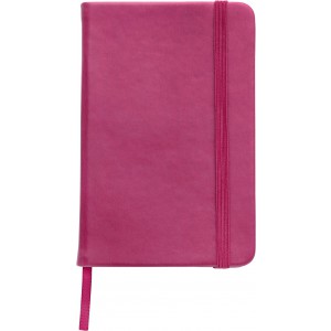 A6 jegyzetf�zet puha PU bor�t�ssal, pink