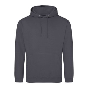 AWDIS kapucnis pul�ver, kevertsz�las, Shark Grey