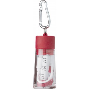 Bluetooth f�lhallgat� tart�val, piros
