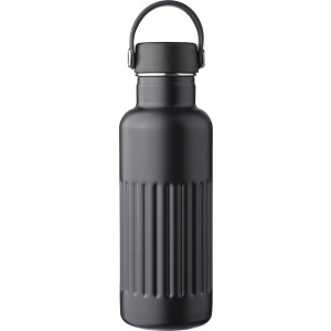 Duplafal� �jraac�l palack, 500 ml, fekete