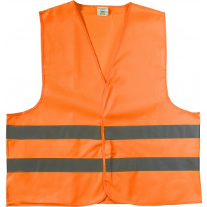 F�nyvisszaver� biztons�gi mell�ny, narancs, XL