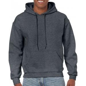 Gildan Heavy Blend kapucnis pul�ver, Dark Heather