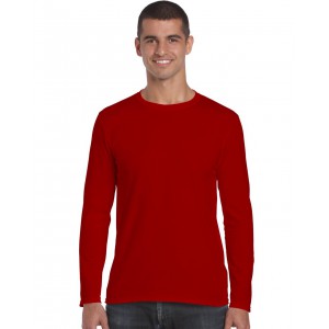 Gildan SoftStyle f�rfi hossz�ujj� p�l�, Red