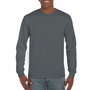 Gildan Ultra f�rfi hossz�ujj� p�l�, Charcoal