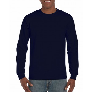 Gildan Ultra f�rfi hossz�ujj� p�l�, Navy