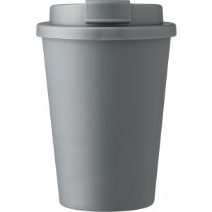 K�v�spoh�r csavaros fed�llel, 350 ml, sz�rke