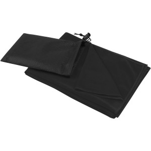 Lucas RPET sportt�r�lk�z�, 50x100 cm, fekete
