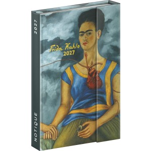 M�gnessel z�r�d� agenda Frida Kahlo 2027, 11 x 16 cm