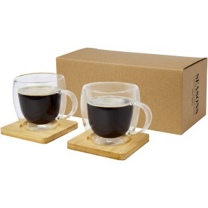 Manti 250 ml-es k�v�spoh�r al�t�ttel, 2 db, nat�r
