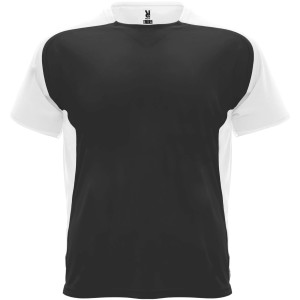 Roly Bugatti r�vid ujj� gyerek sportp�l�, solid black, white