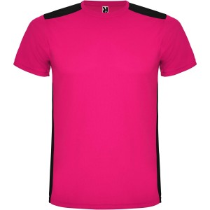 Roly Detroit r�vid ujj� gyerek sportp�l�, fuchsia, solid black