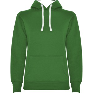 Roly Urban n�i kapucnis pul�ver, Kelly Green, White