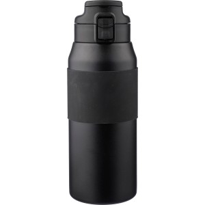 Rozsdamentes ac�l duplafal� palack, 800 ml, fekete