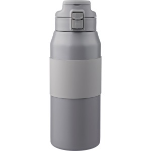 Rozsdamentes ac�l duplafal� palack, 800 ml, sz�rke