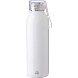 Rozsdamentes ac�l egyfal� palack, 650 ml, feh�r