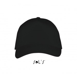 Sols Long Beach 5 paneles sapka, Black/Royal