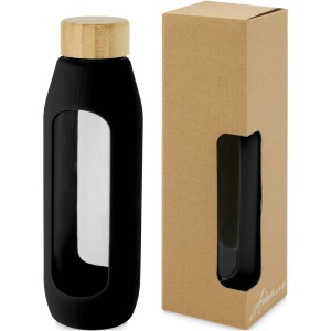 Tidan vizes�veg szilikon p�nttal, 600 ml, fekete