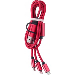 T�lt�k�bel USB/C, piros
