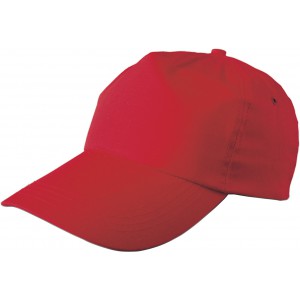 Twill baseballsapka, piros