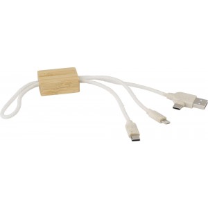 USB t�lt�k�bel �s kulcstart�, barna